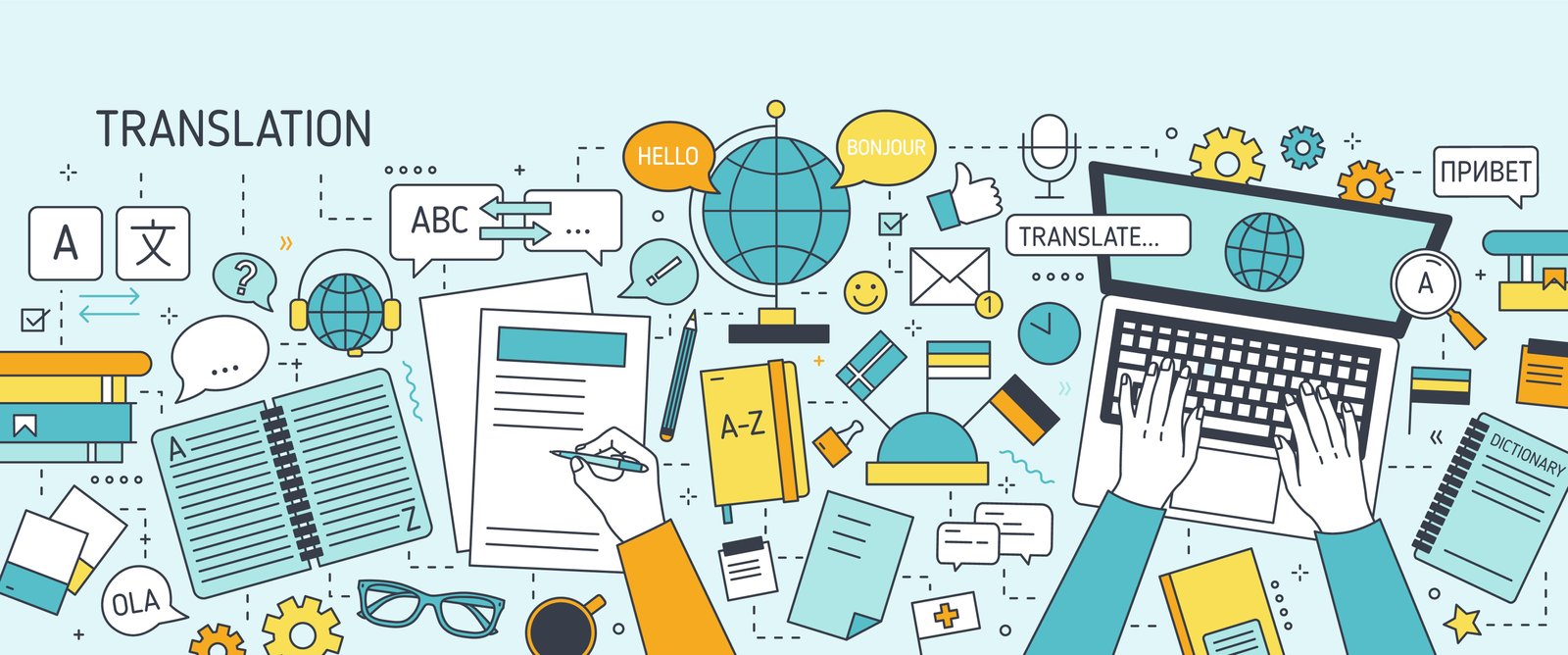 Professional certified document translation services for legal and medical sectors